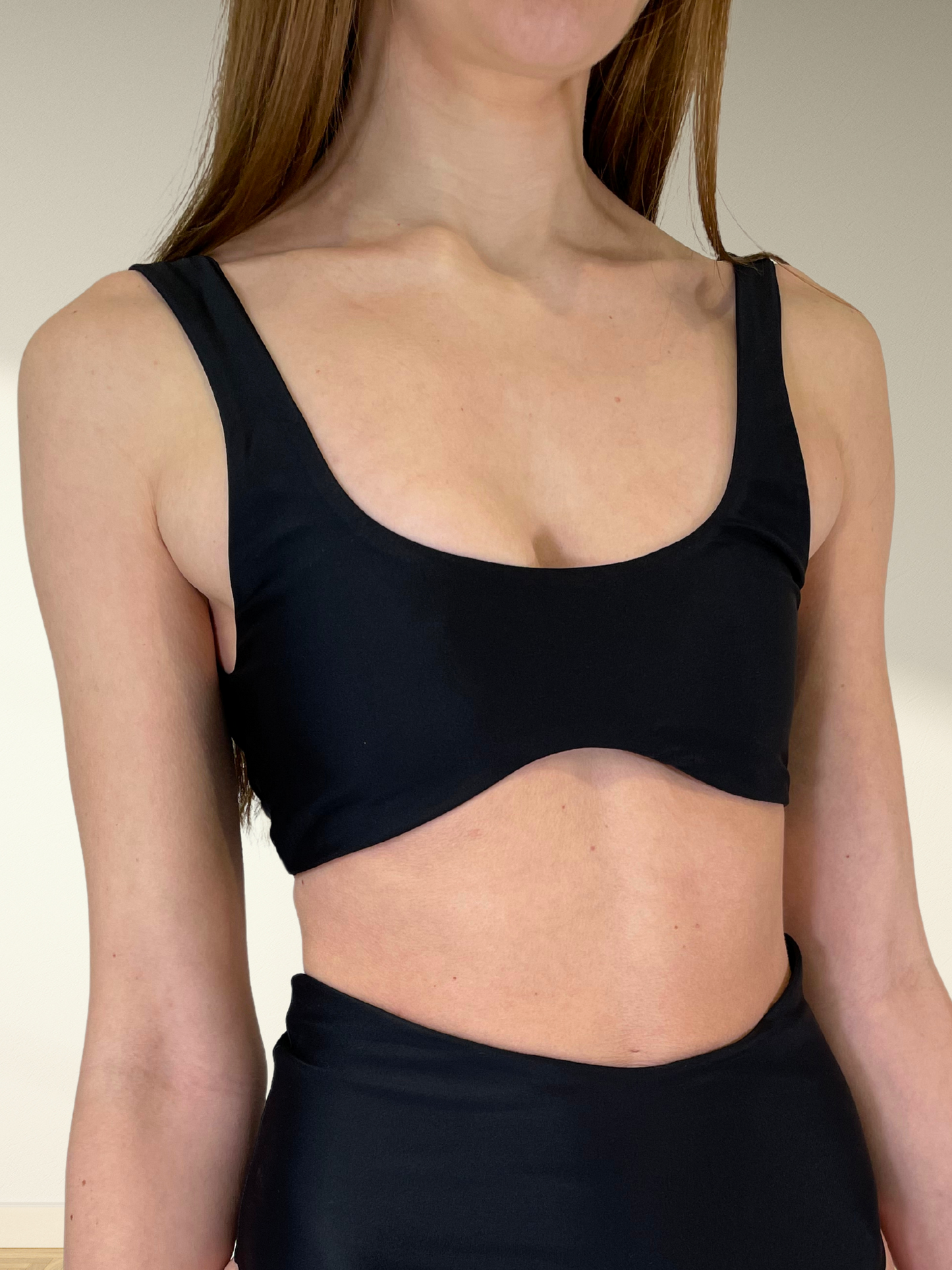 Curve Tank Thick Strap Bikini Top