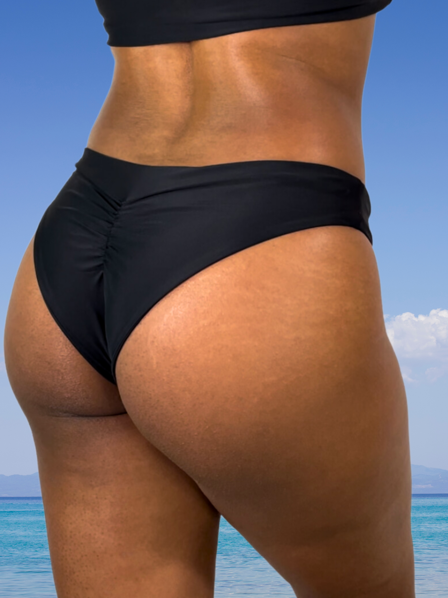 Ruched Bikini Bottoms